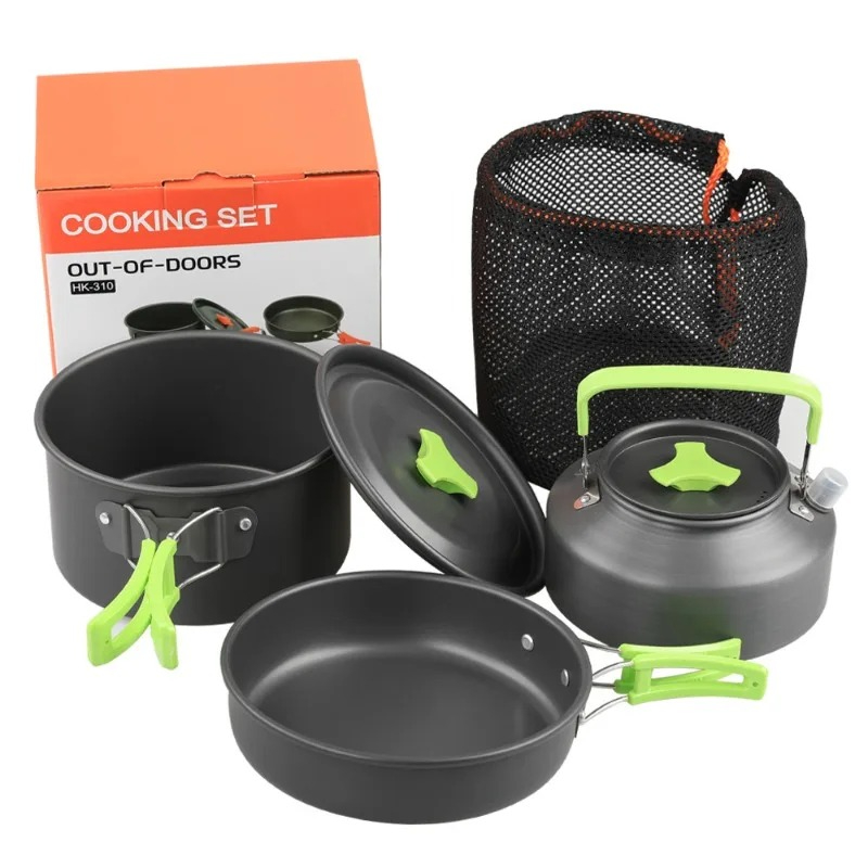 Camping Cooking Set, Outdoor K - Camping Cooking Pot Set recension och pris