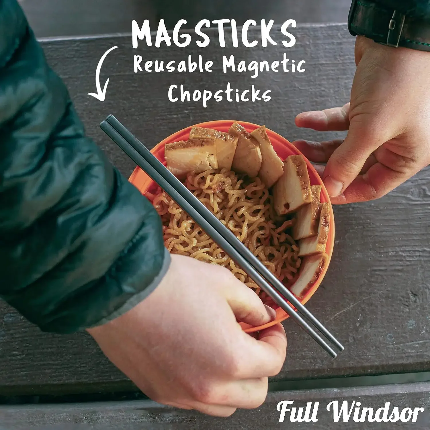 Magnetic titanium chopsticks,  - Camping Cooking And Dining Set recension och pris