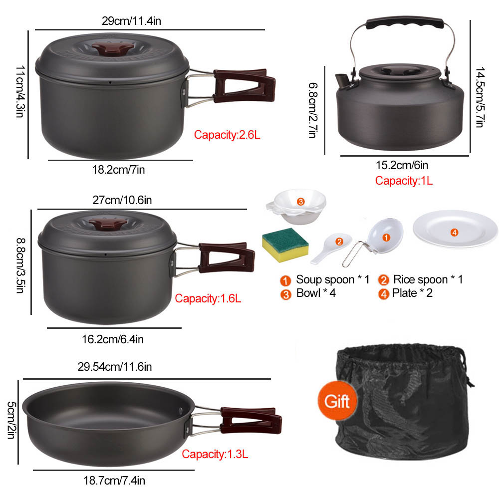 Outdoor cooking 3-4 person pic - Camping Cooking Frying Pan recension och pris