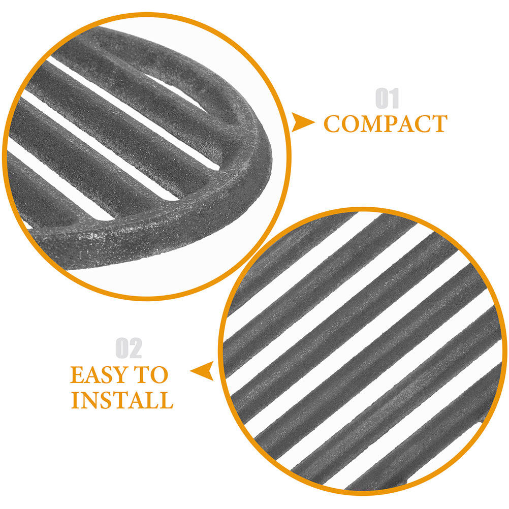 Cast Iron Fire Pit Grill Grate - Camping Cooking Grate recension och pris