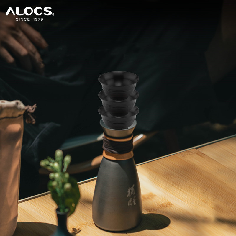 Outdoor Camping Wine Set ALOCS - Camping Cooking Pot Set recension och pris