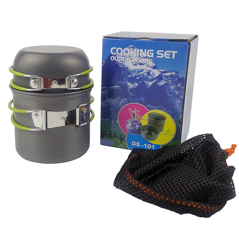 Camping Cookware Kit with Stov - Camping Cooking Kit Box recension och pris
