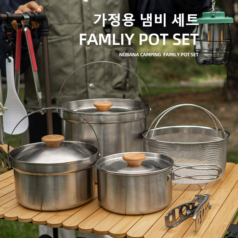 NOBANA Newest Outdoor Stainles - Camping Cooking Frying Pan recension och pris