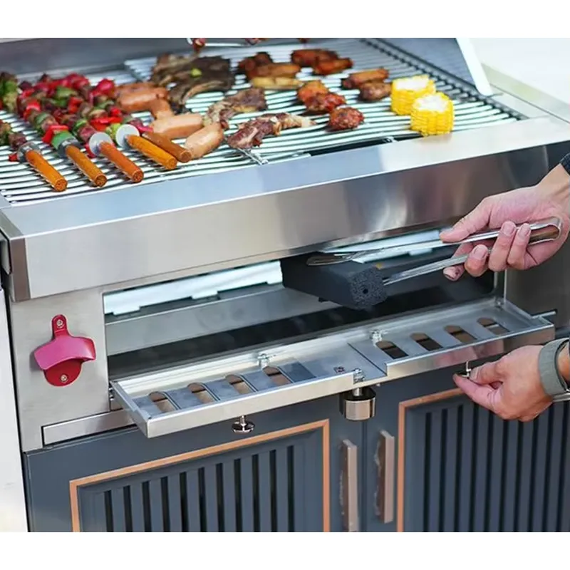 Portable Charcoal BBQ Grill Wa - Camping Cooking Grate recension och pris