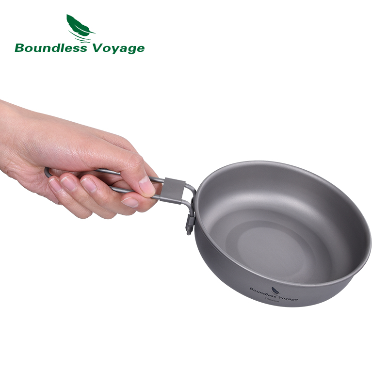 Boundless Voyage Ultra-light T - Camping Cooking Frying Pan recension och pris