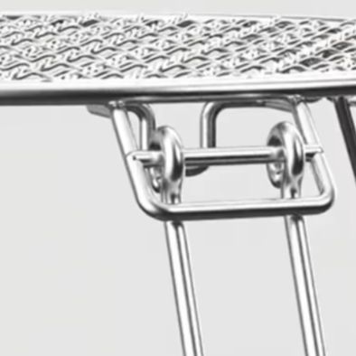 Camping BBQ Grill Grate Foldab - Camping Cooking Grate recension och pris