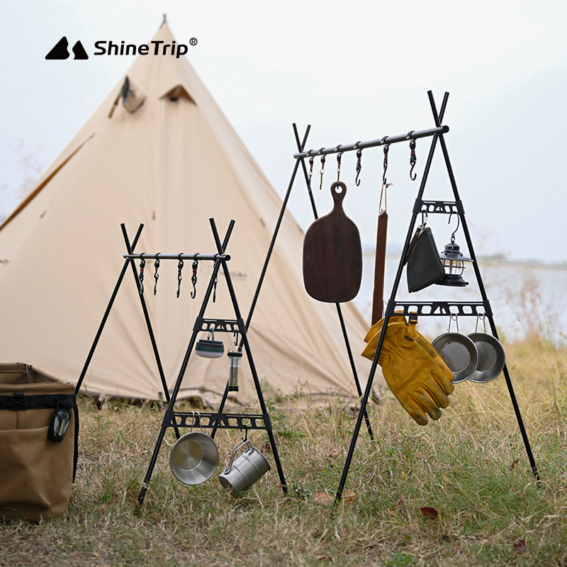 Shine Trip Outdoor Camping Tri - Camping Cooking Utensil Holder recension och pris