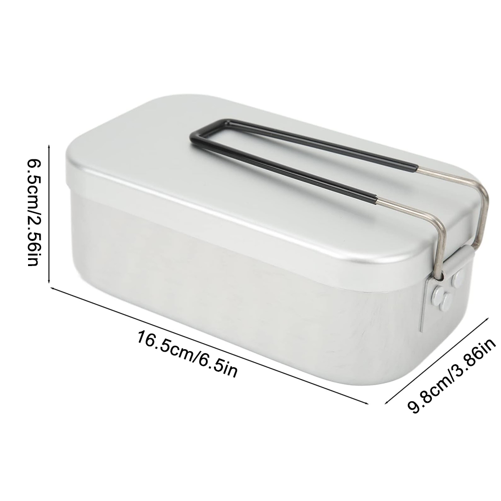 800ML Aluminum Lunch Boxes Out - Camping Cooking Kit Box recension och pris