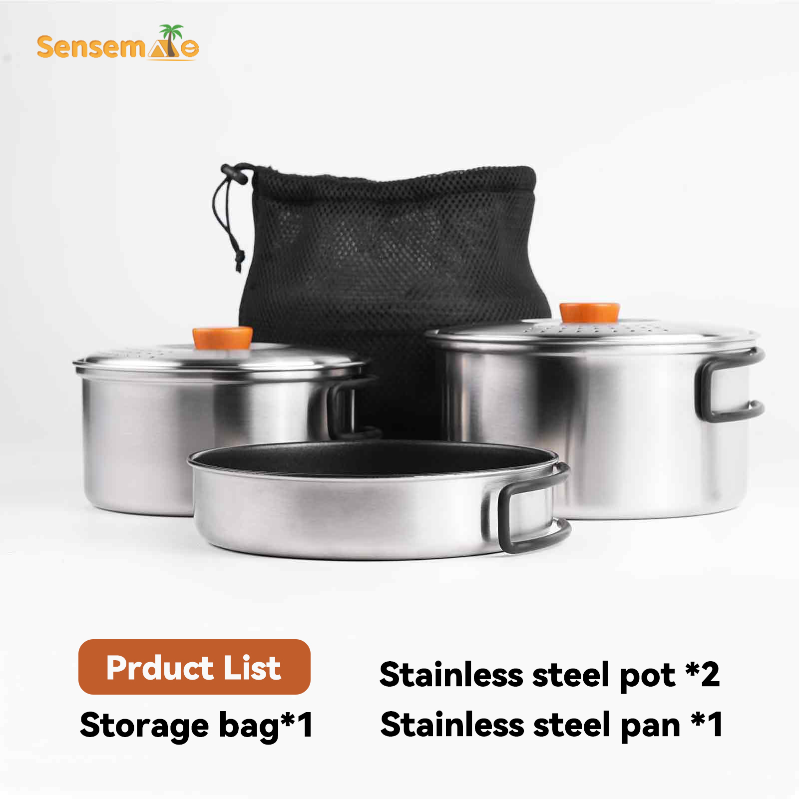 Portable Camping Cooking Set S - Camping Cooking Mess Kit recension och pris