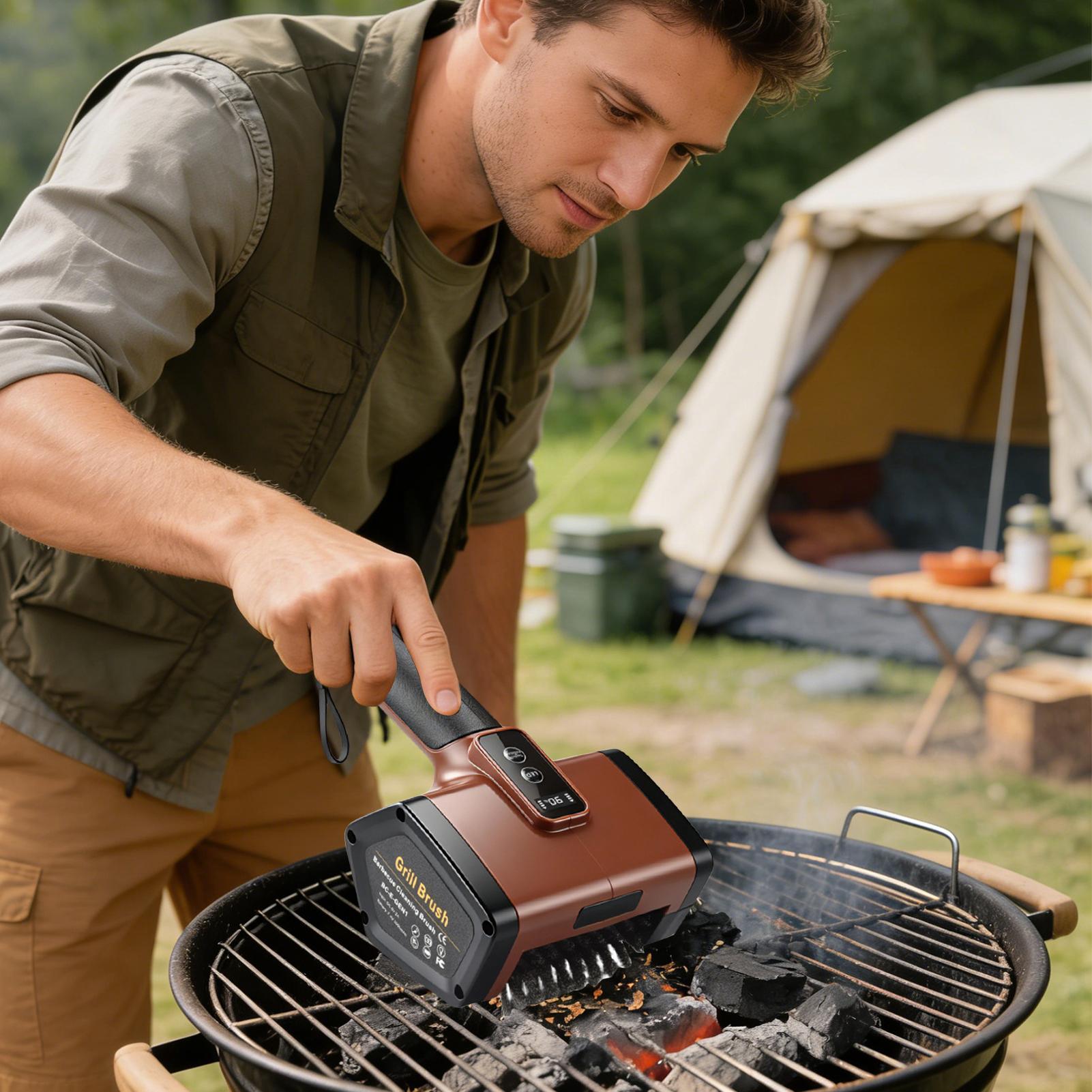 Automatic Grill Cleaner 3000mA - Camping Cooking Grate recension och pris