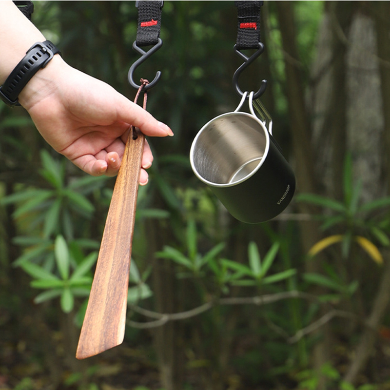 Wooden Spatula Portable Turner - Camping Cooking And Dining Set recension och pris