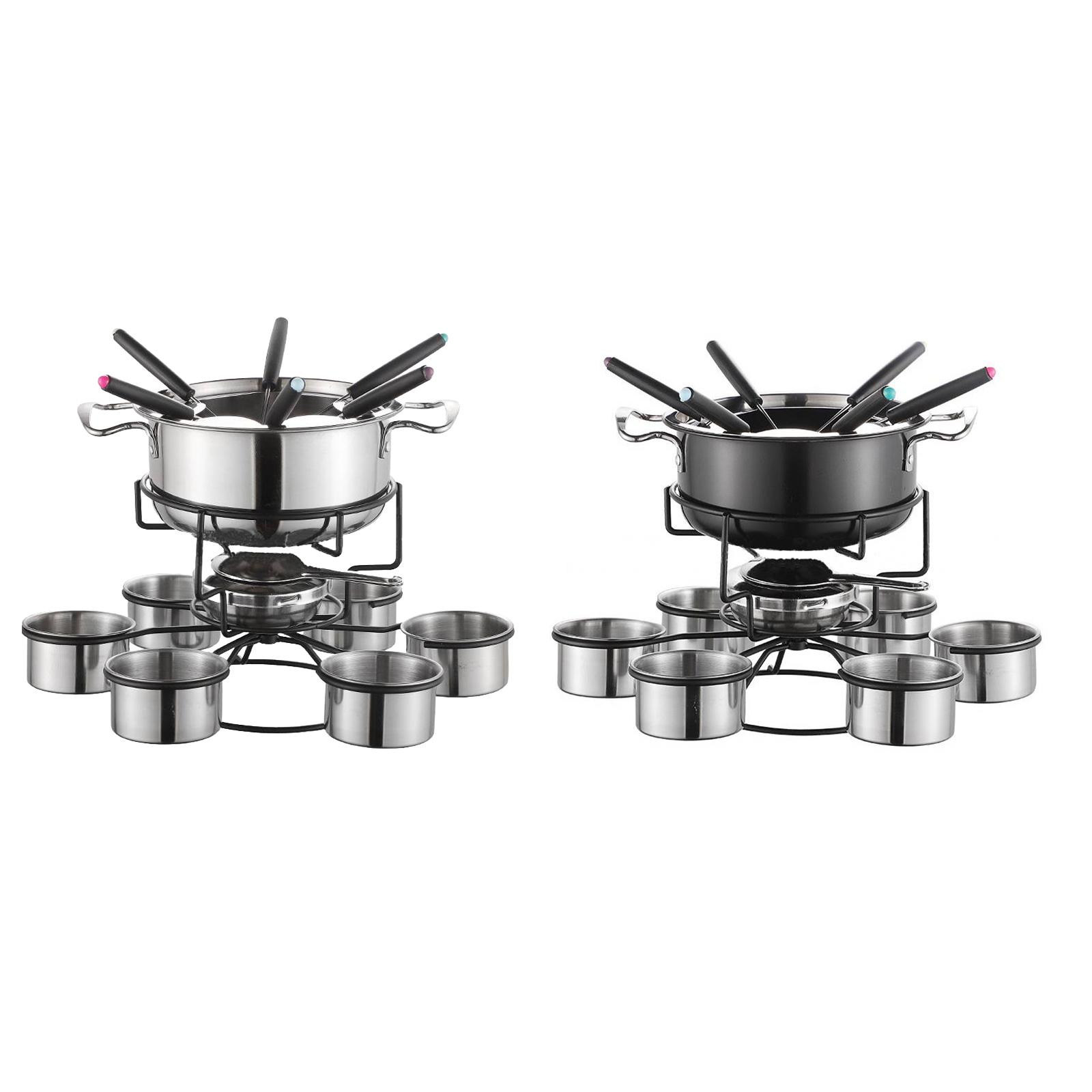 Fondue Pot Set Cooking Stove T - Camping Cooking Pot Set recension och pris