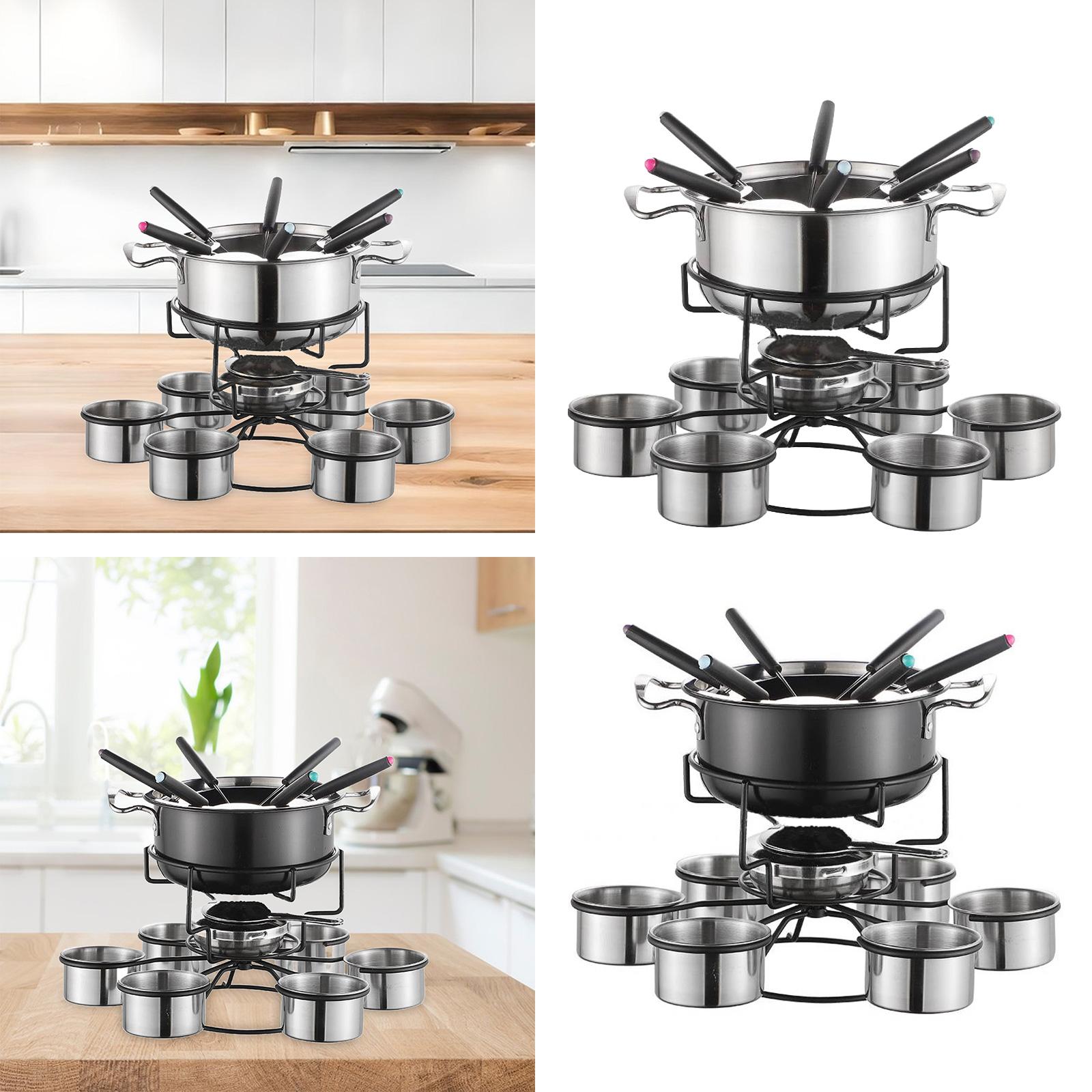 Fondue Pot Set Cooking Stove T - Camping Cooking Pot Set recension och pris
