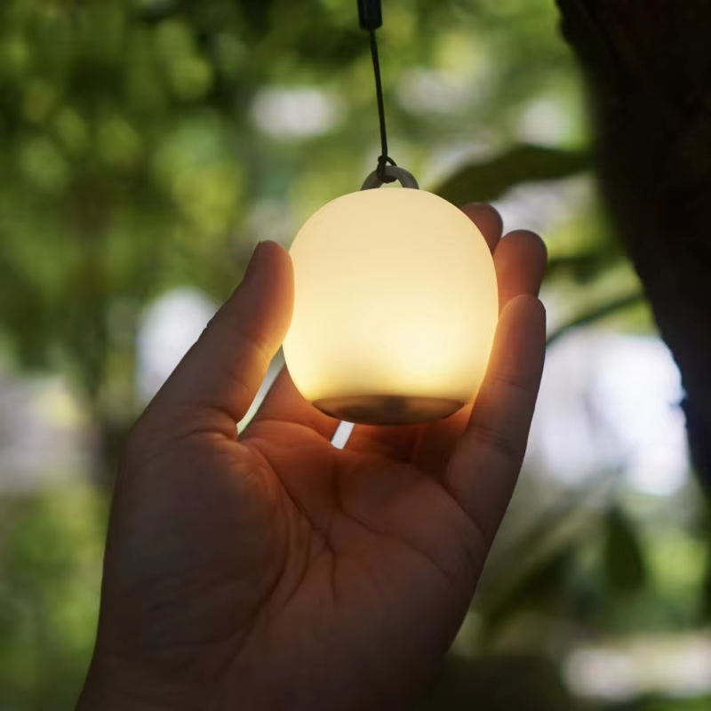 Mini Egg-Shaped Squeeze Silico - Camping Cooking Utensil Holder recension och pris