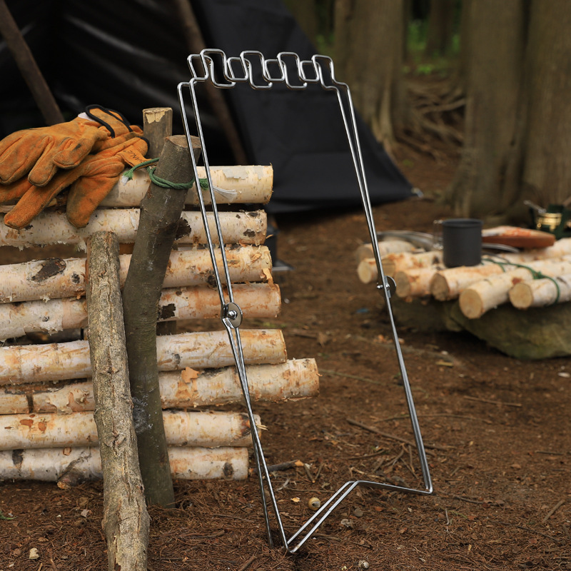 Portable Folding Garbage Bag H - Camping Cooking Utensil Holder recension och pris