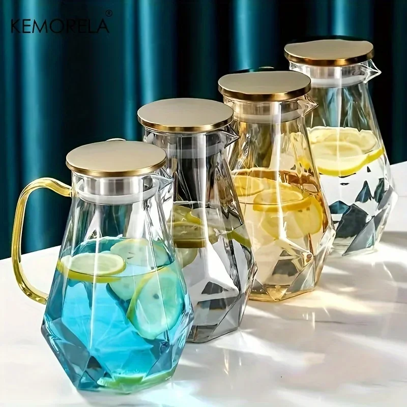 1PCS Diamond Texture Glass Tea - Camping Cooking Pot Set recension och pris