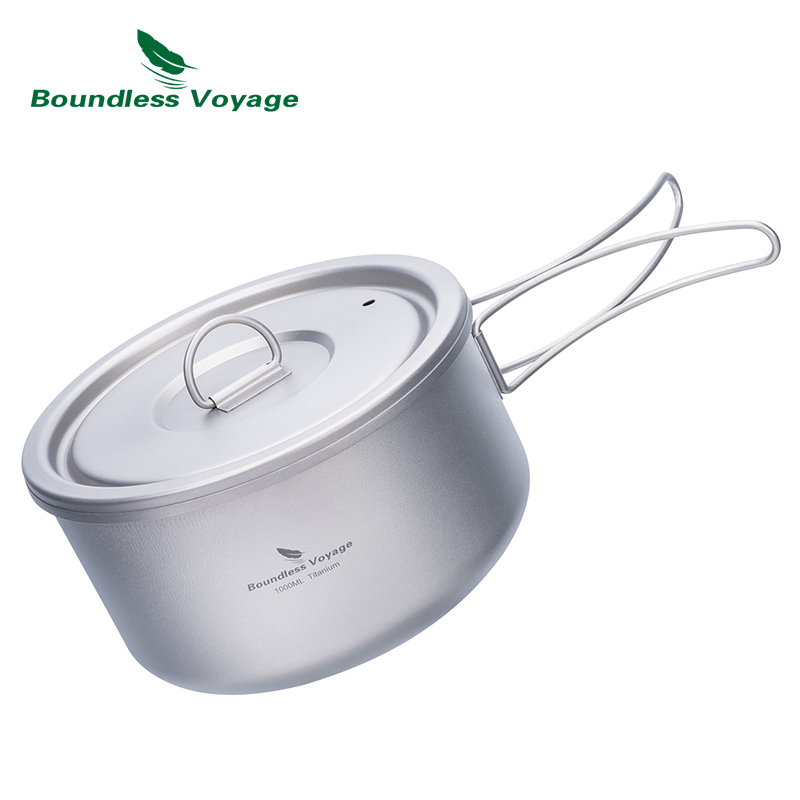 Boundless Voyage Titanium Camp - Camping Cooking Pan recension och pris