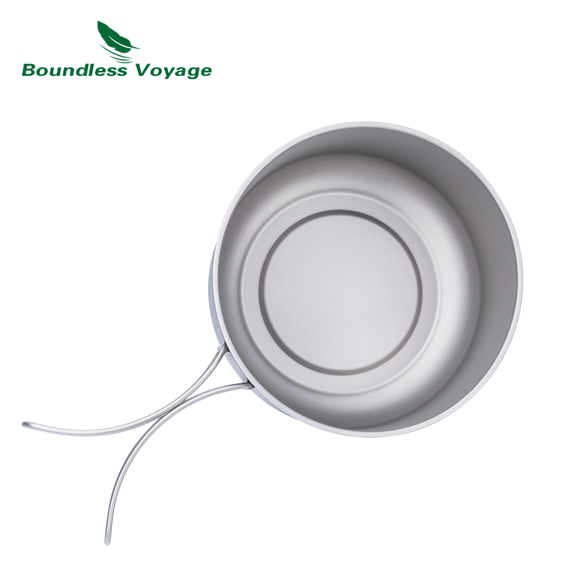 Boundless Voyage Titanium Camp - Camping Cooking Pan recension och pris