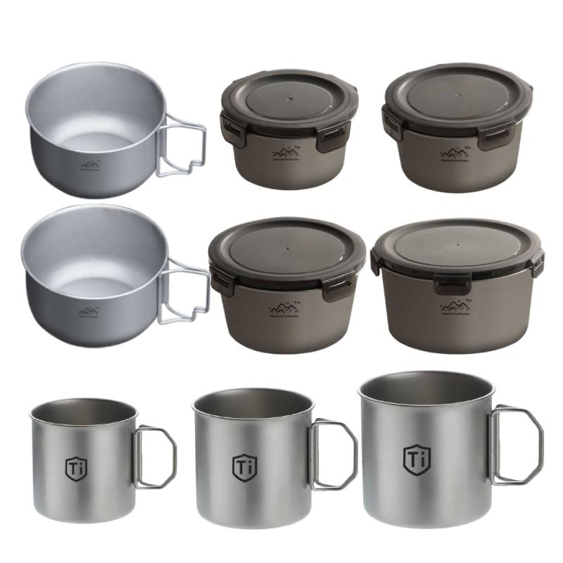 Backpacking Camping Cookware M - Camping Cooking Kit Box recension och pris