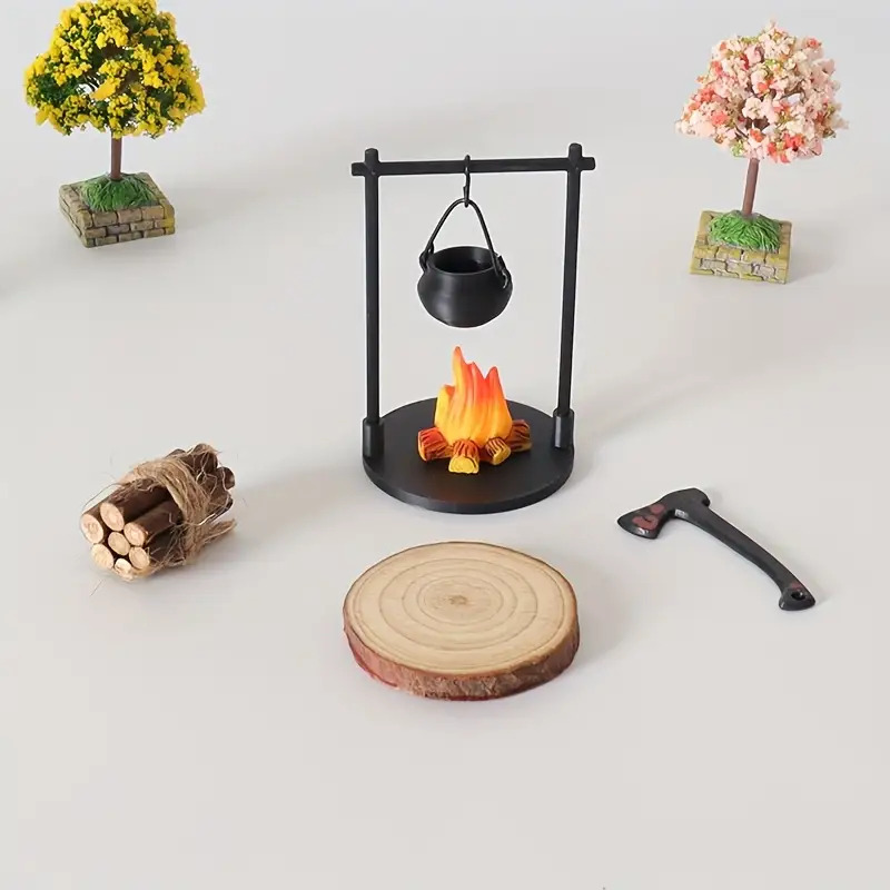 Mini Campfire Hanging Stove Po - Camping Cooking Gear recension och pris