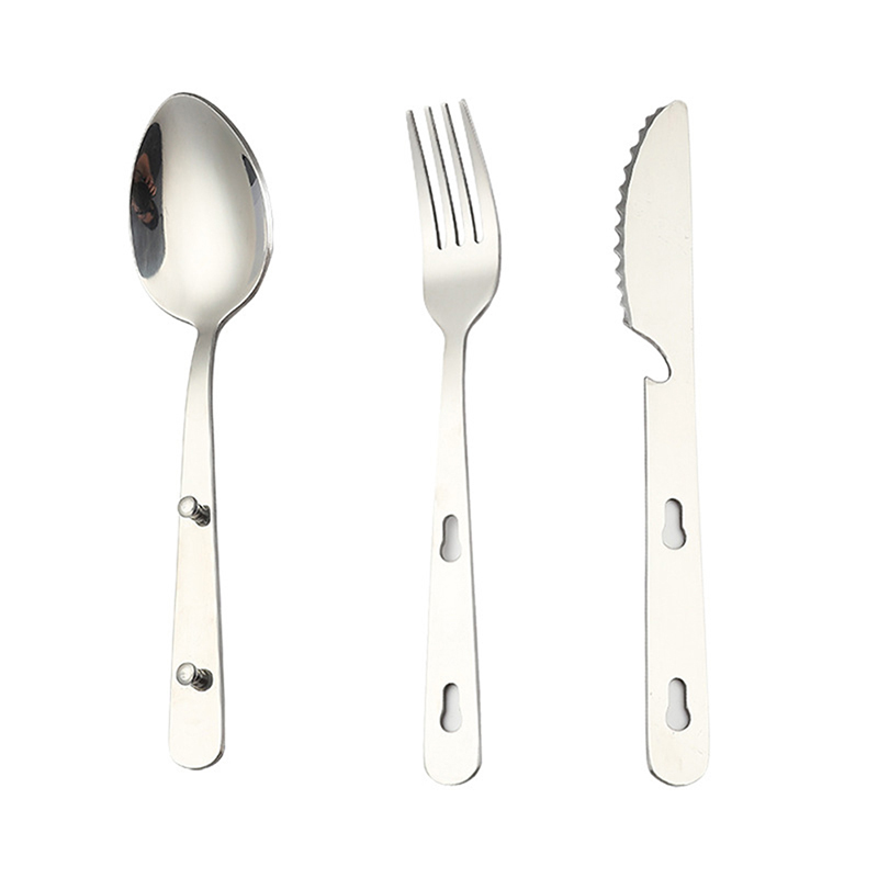 3pcs/set Portable Stainless St - Camping Cooking And Dining Set recension och pris