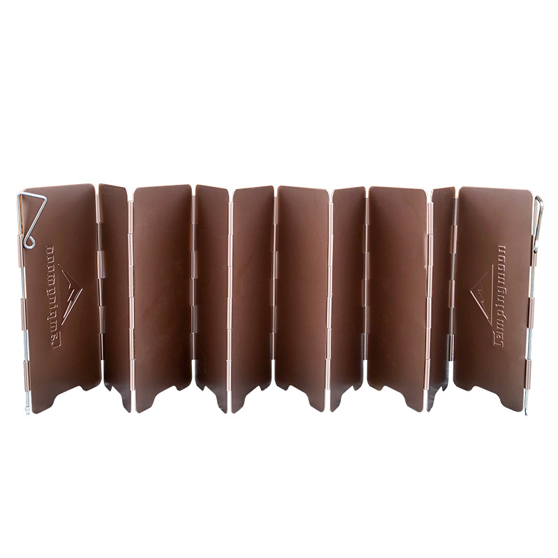 10 Plates Bronze-coloured Fold - Camping Cooking Top recension och pris