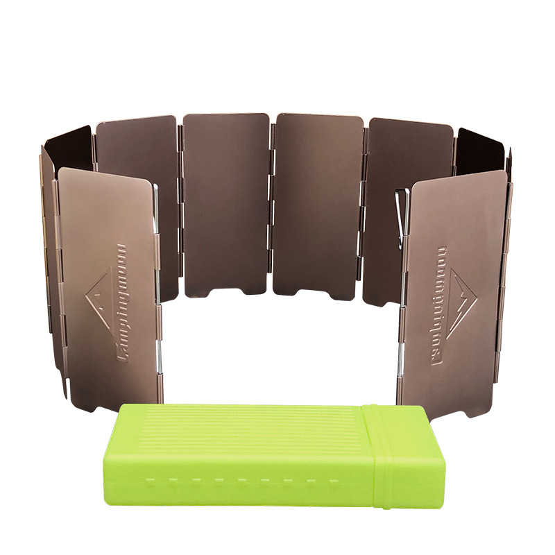 10 Plates Bronze-coloured Fold - Camping Cooking Top recension och pris