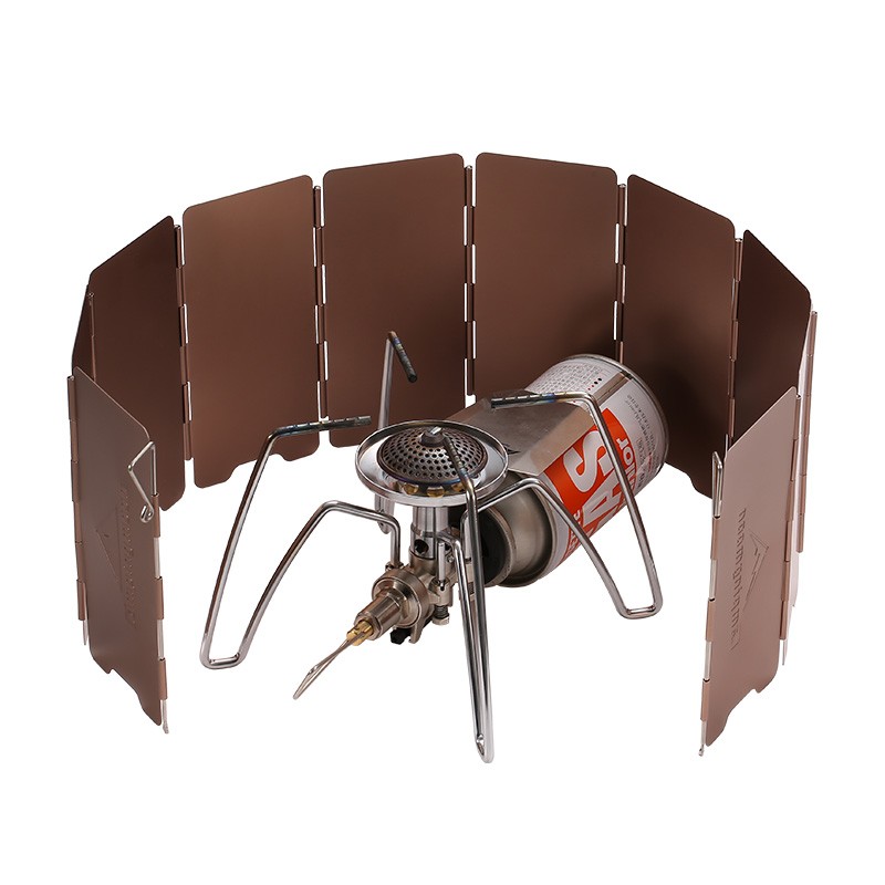 10 Plates Bronze-coloured Fold - Camping Cooking Top recension och pris