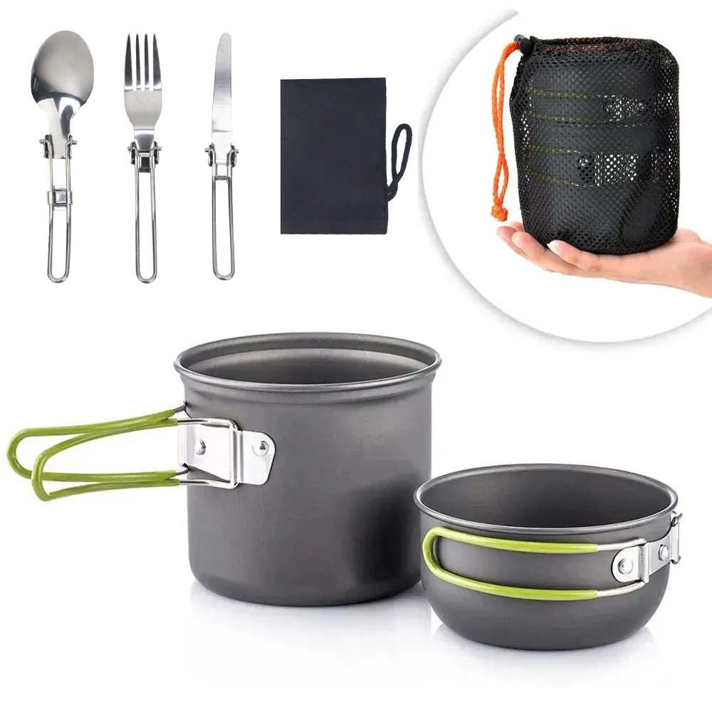 Camping Cookware Mess Kit Ultr - Camping Cooking Mess Kit recension och pris