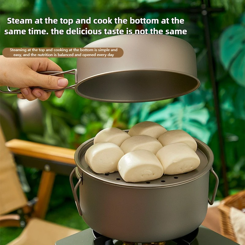 Titanium Outdoor Pot Set Picni - Camping Cooking Pot Set recension och pris