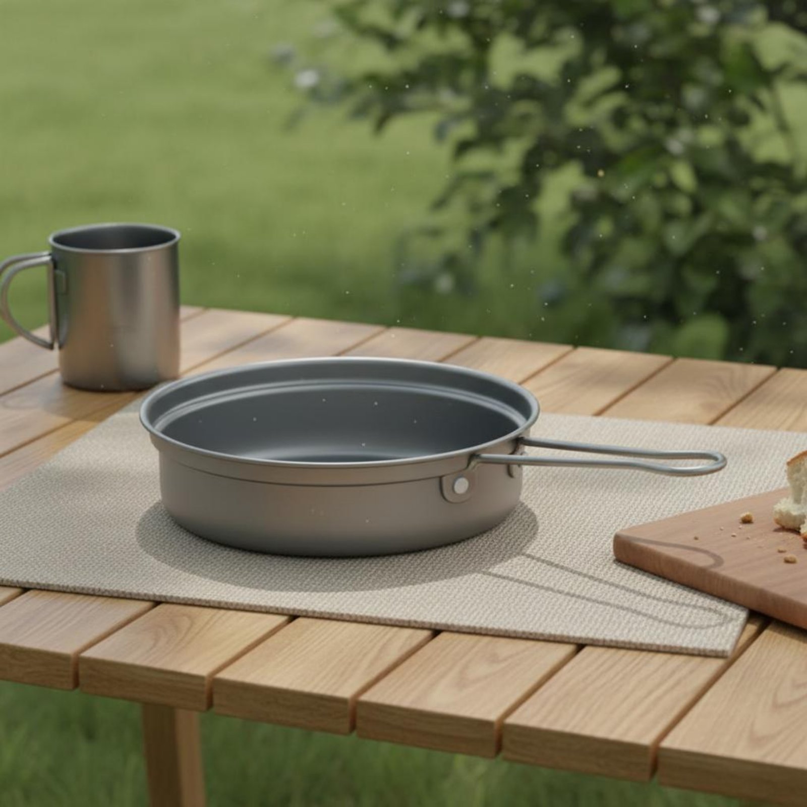 2 Pieces Metal Camping Cook Se - Camping Cooking And Dining Set recension och pris