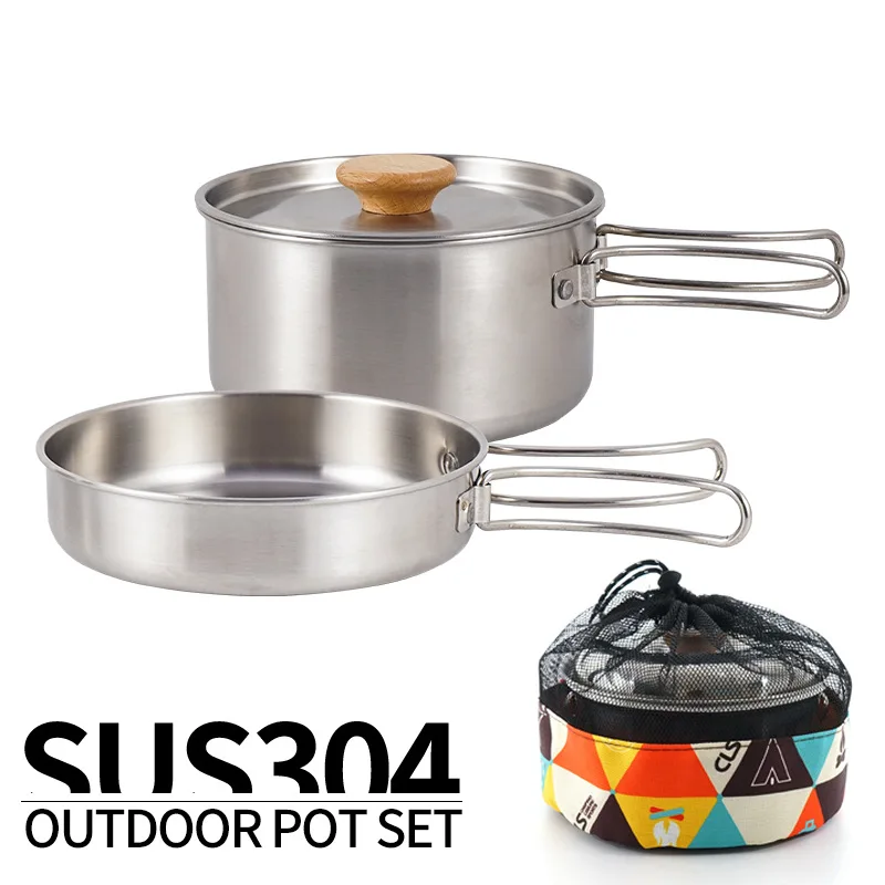 Outdoor Folding Cookware Set S - Camping Cooking Kit Box recension och pris