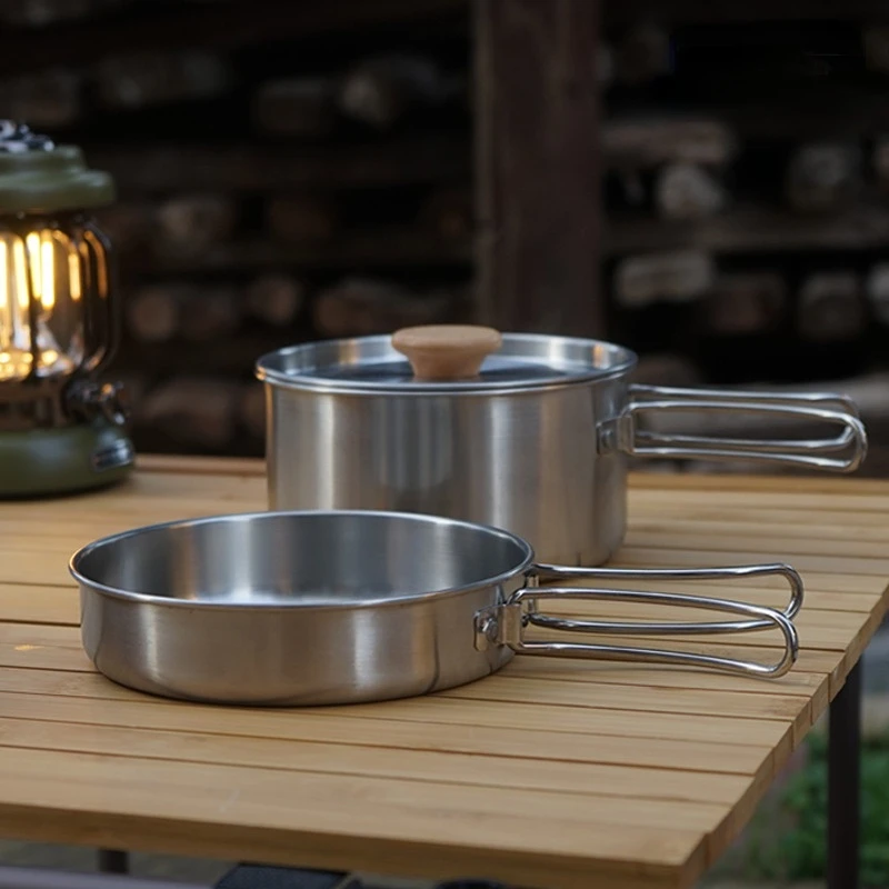 Outdoor Folding Cookware Set S - Camping Cooking Kit Box recension och pris
