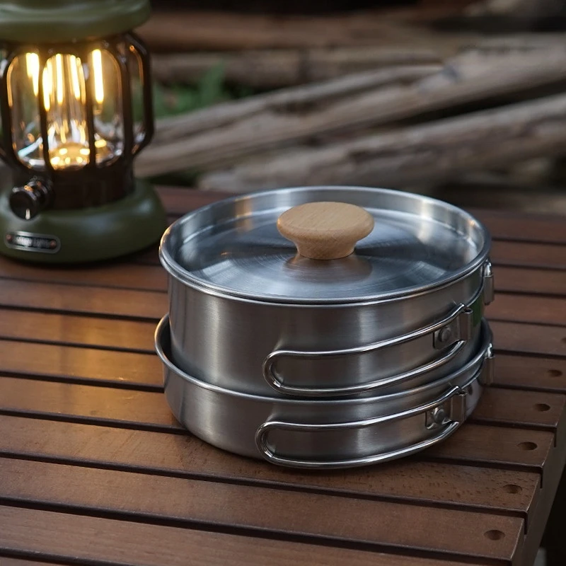 Outdoor Folding Cookware Set S - Camping Cooking Kit Box recension och pris