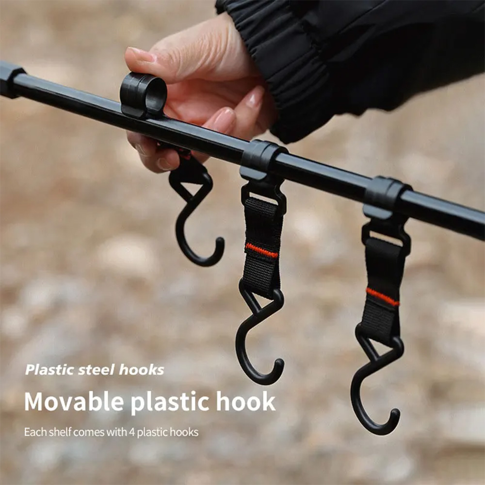1Set Camping Portable Shelf La - Camping Cooking Utensil Holder recension och pris