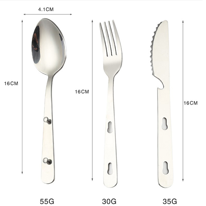 3pcs/set Portable Camping Cook - Camping Cooking And Dining Set recension och pris