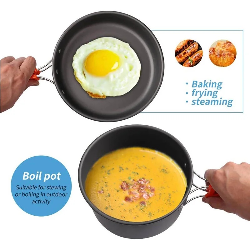 Camping Cooking set Camping Co - Camping Cooking Pot Set recension och pris