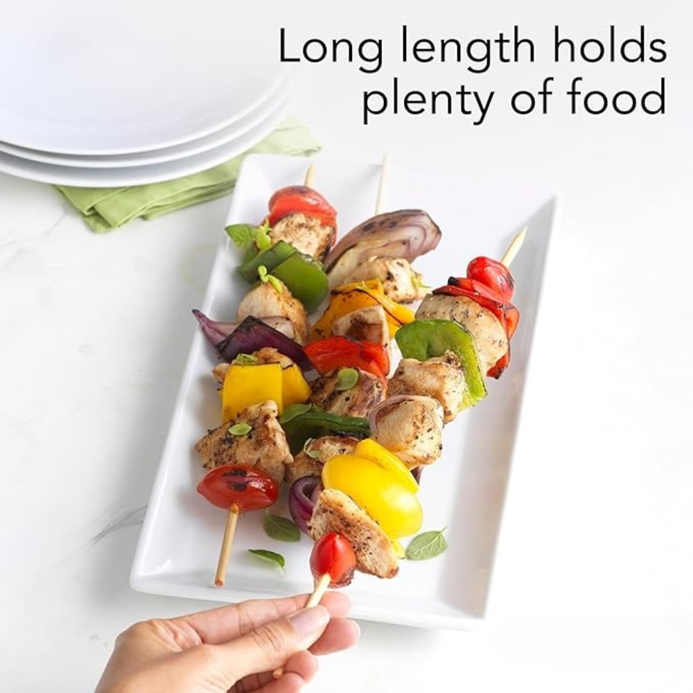 90-1350Pcs BBQ Skewers Bamboo  - Camping Cooking Grate recension och pris