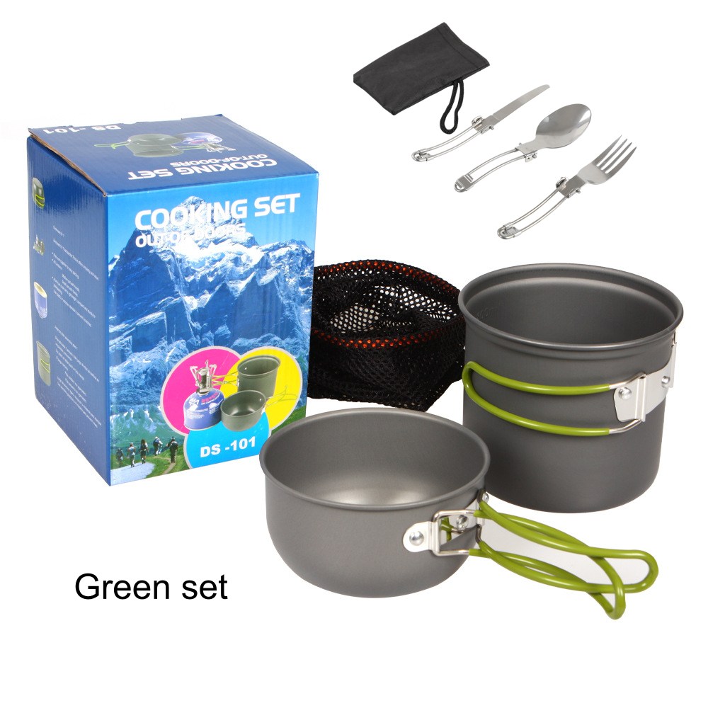 Camping Cookware Mess Kit Back - Camping Cooking Mess Kit recension och pris