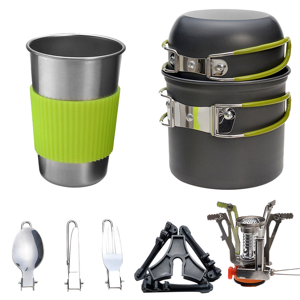 Outdoor Camping Cookware Set L - Camping Cooking Pot Set recension och pris
