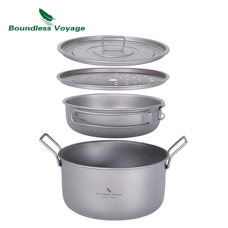 Boundless Voyage Camping Cooki - Camping Cooking Frying Pan recension och pris